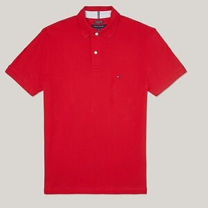 Tommy Hilfiger Red Polo in M